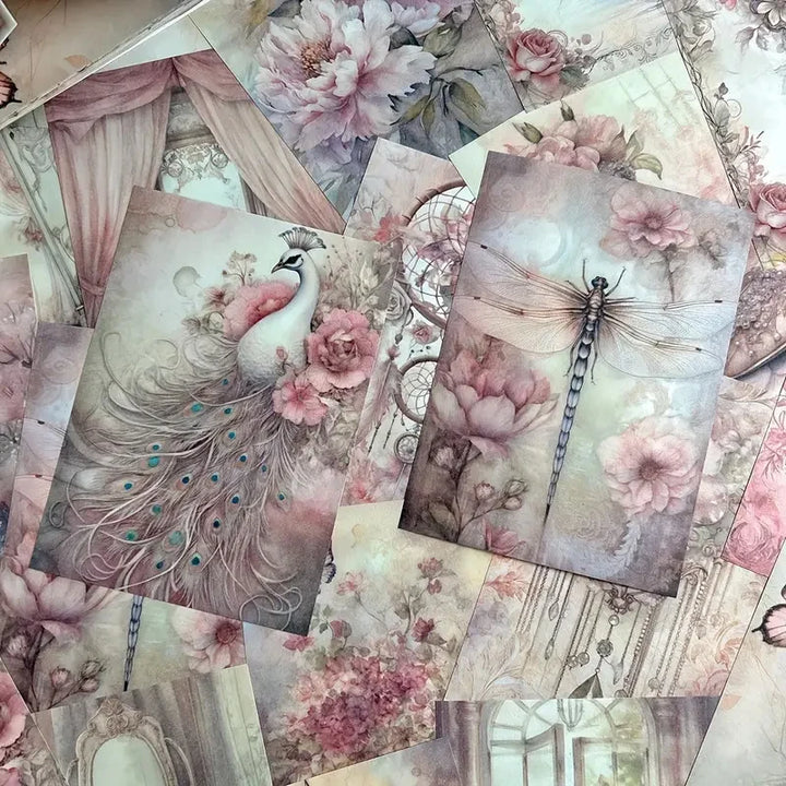 Retro Scrapbook Craft Paper Set