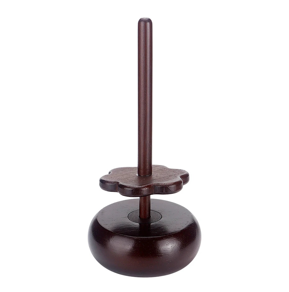 Premium 360° Rotating Wooden Yarn Holder