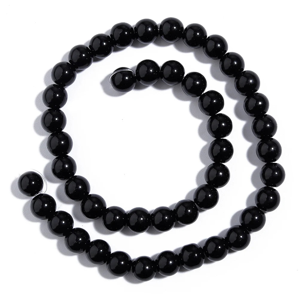 6/8mm Solid Color Glass Beads