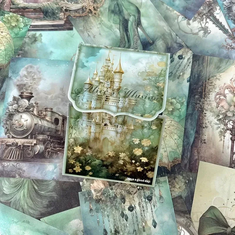 Retro Scrapbook Craft Paper Set