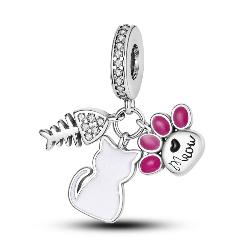 925 Sterling Silver Animal Charms