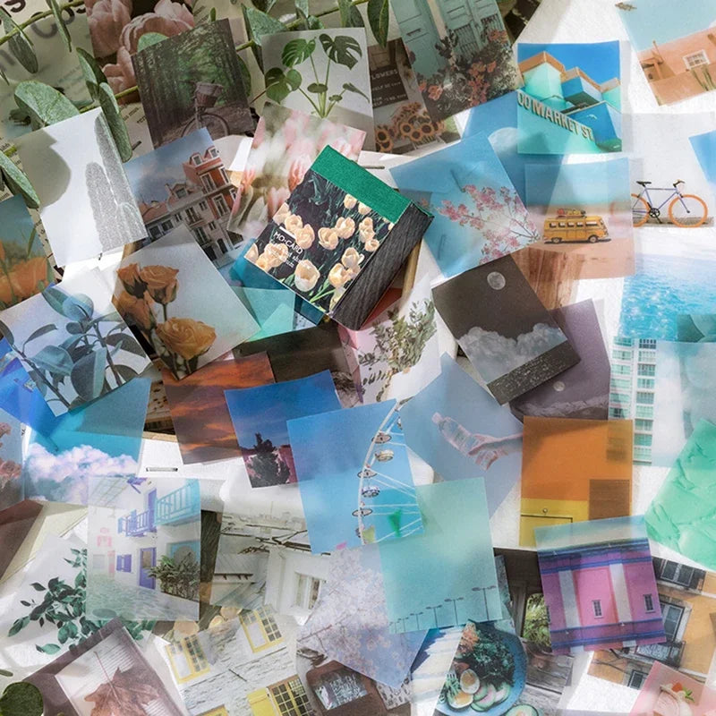 Vintage Scrapbook Paper & Sticker Set