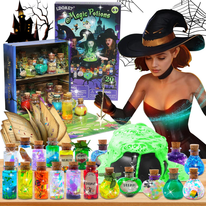DIY Magical Potions Kit – Color-Changing Witch Craft Set for Kids