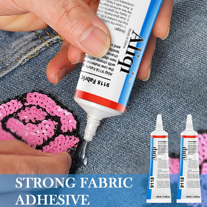 Strong Fabric Glue – Transparent Quick-Dry Multipurpose Waterproof Adhesive