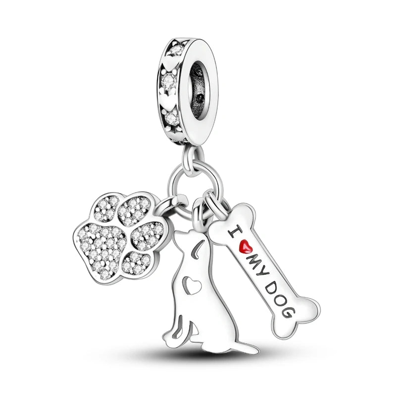 925 Sterling Silver Animal Charms