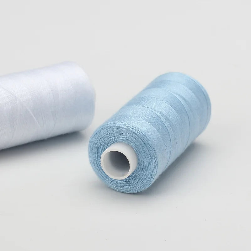 10-Color Polyester Sewing Thread Set – 400 Yards per Spool