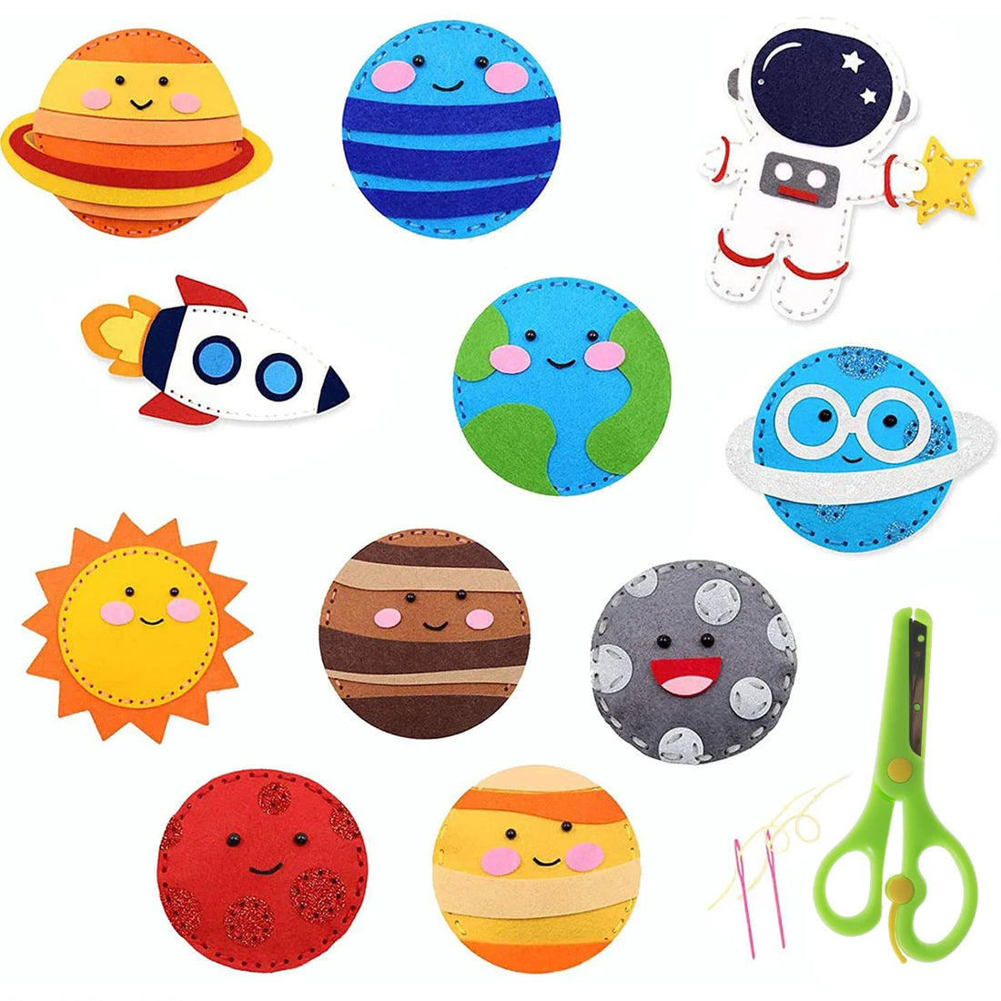 Forest Creatures DIY Sewing Felt Plush Kit for Kids
