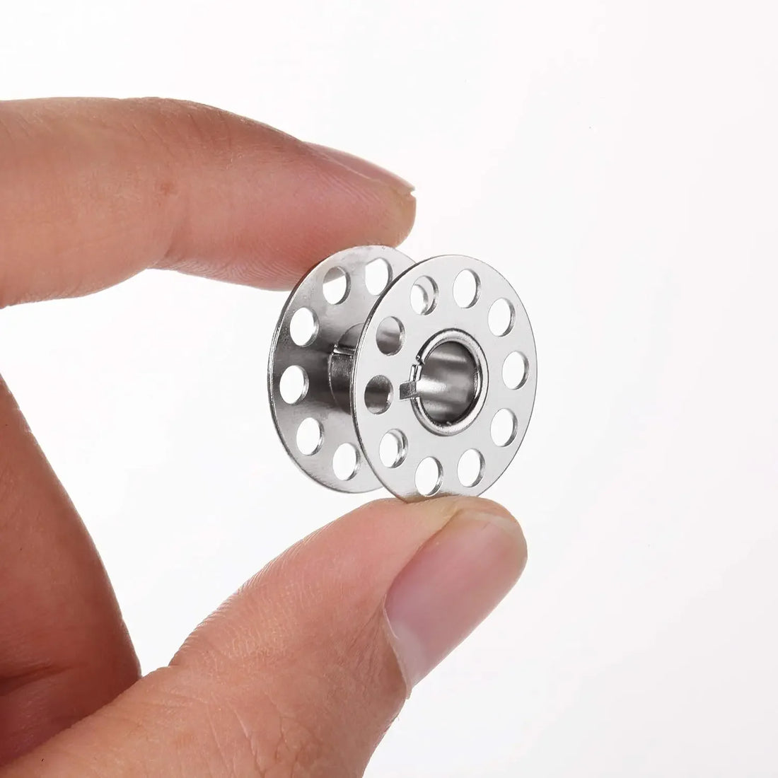 Metal Sewing Machine Bobbins – Stainless Steel Empty Spools for Thread