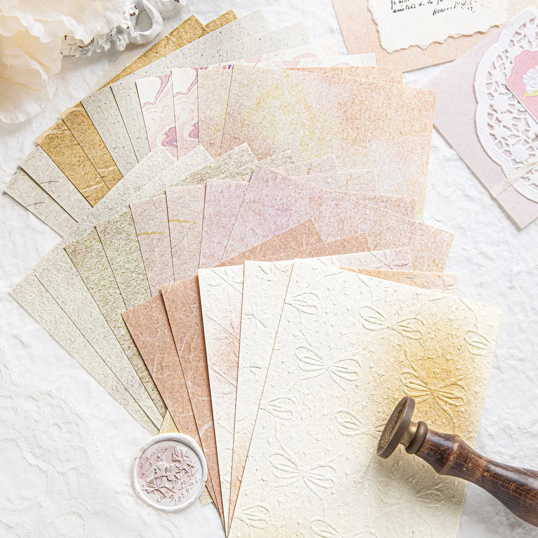 Color Gradient Decorative Paper Set
