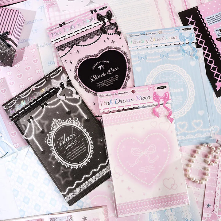 Large Vintage Decorative Paper Set