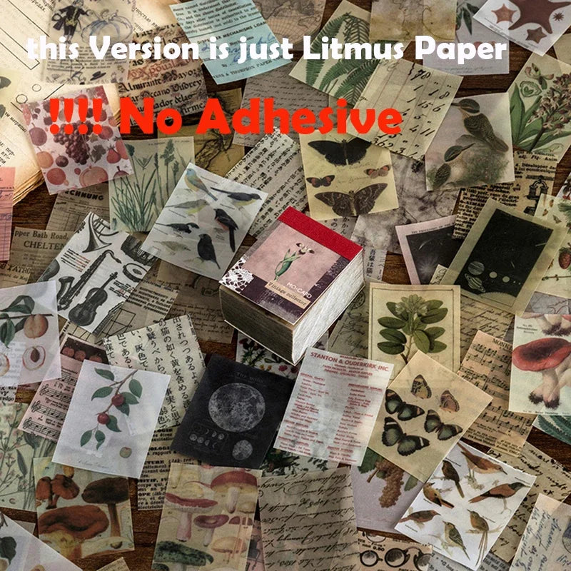 Vintage Scrapbook Paper & Sticker Set