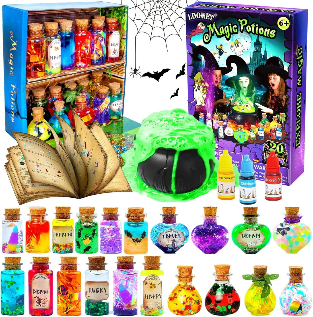 DIY Magical Potions Kit – Color-Changing Witch Craft Set for Kids