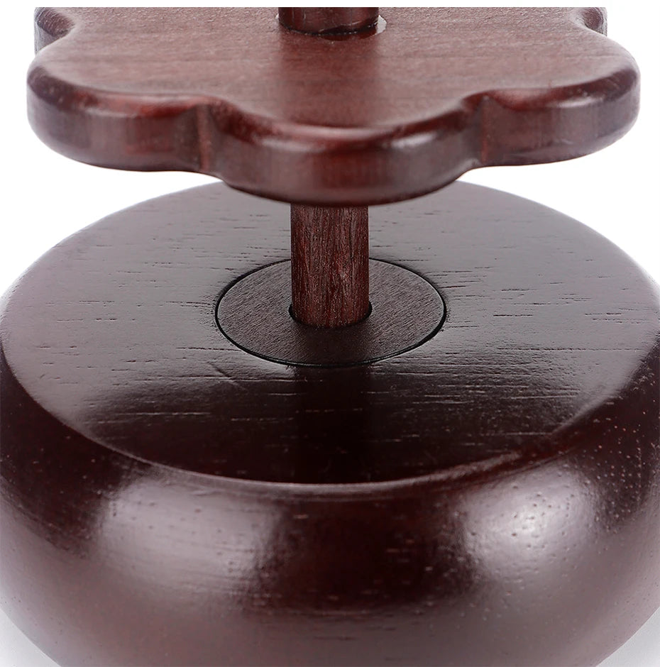 Premium 360° Rotating Wooden Yarn Holder