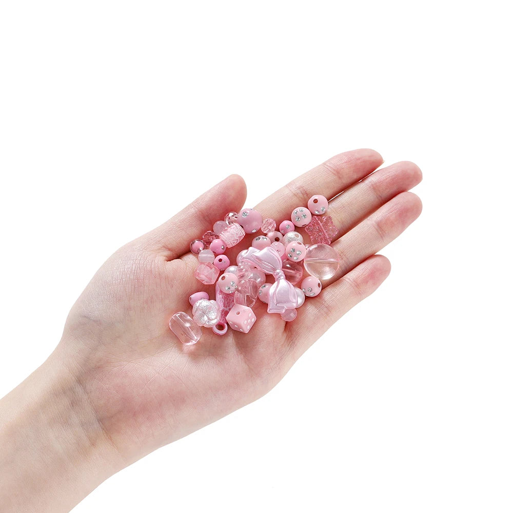 Mixed Acrylic Beads – Bowknot, Star, Heart & Butterfly DIY Jewelry