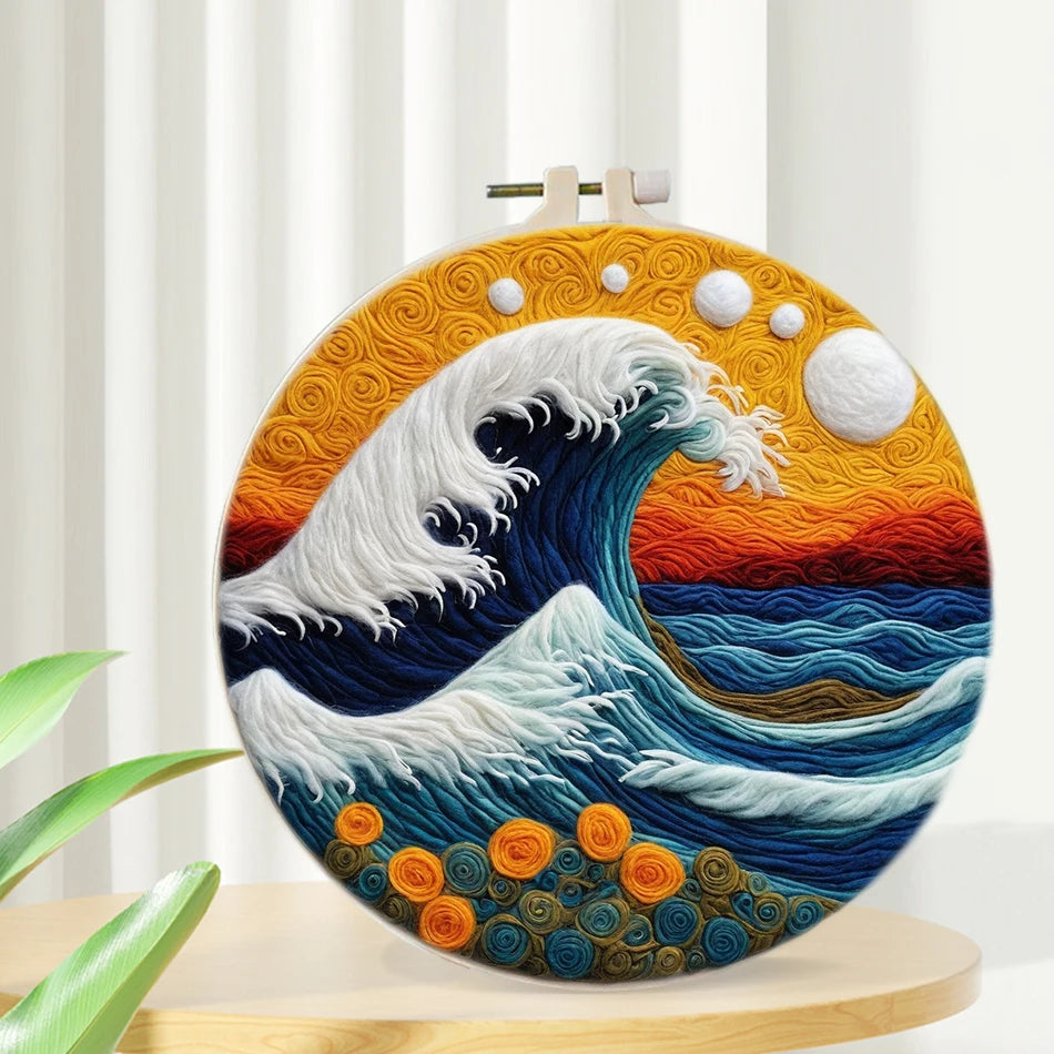 GATYZTORY DIY Wool Felting Painting Kit