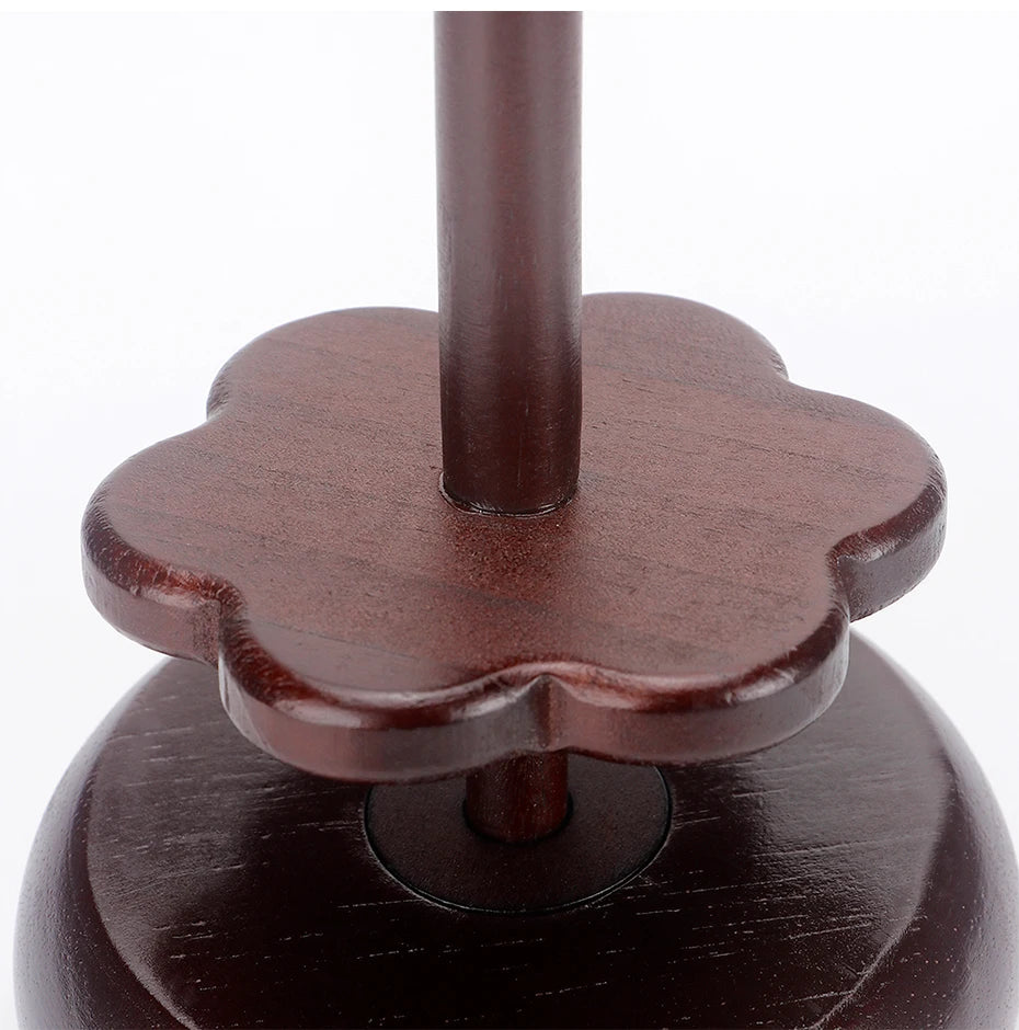Premium 360° Rotating Wooden Yarn Holder