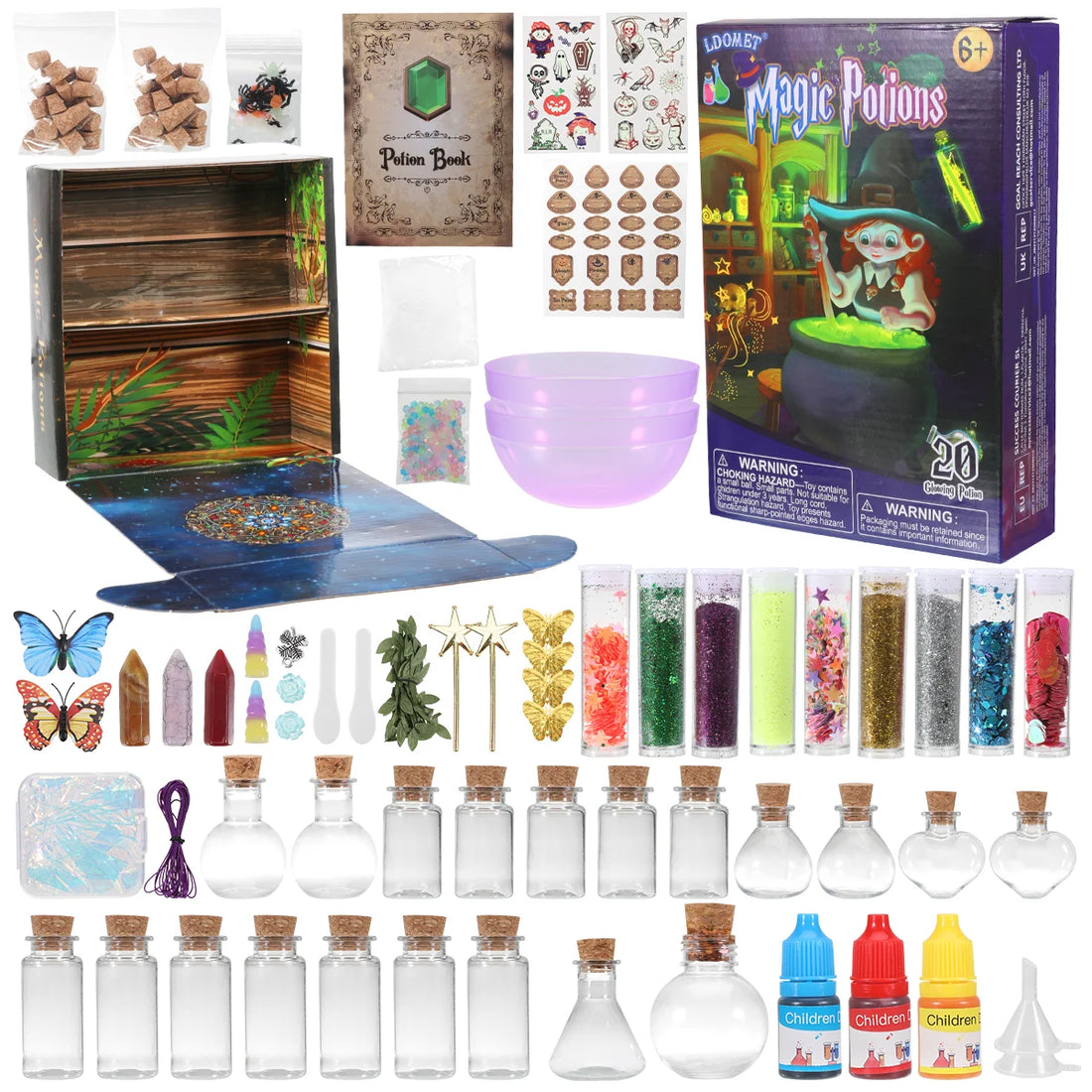 DIY Magical Potions Kit – Color-Changing Witch Craft Set for Kids