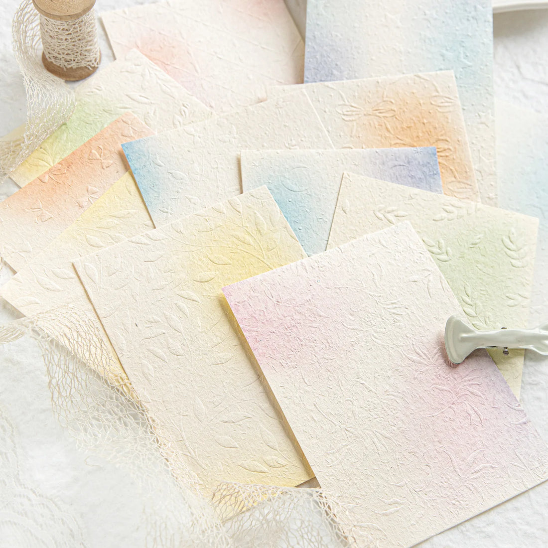 Color Gradient Decorative Paper Set