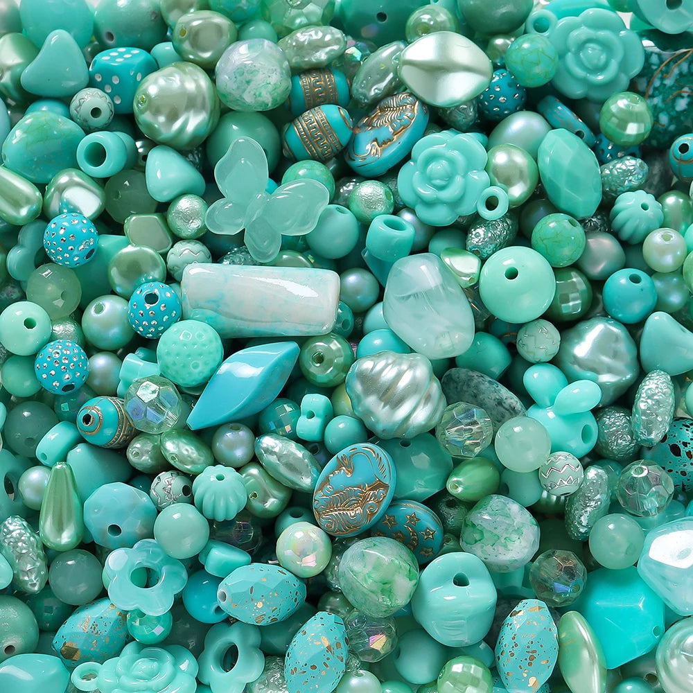 Mixed Acrylic Beads – Bowknot, Star, Heart & Butterfly DIY Jewelry