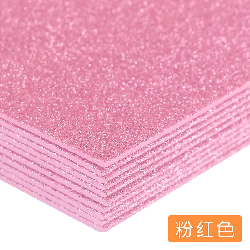 A4 Glitter Foam Paper Sheets