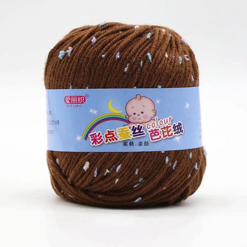Eco-Dyed Worsted Wool & Cotton Yarn – Hand Knitting & Crochet