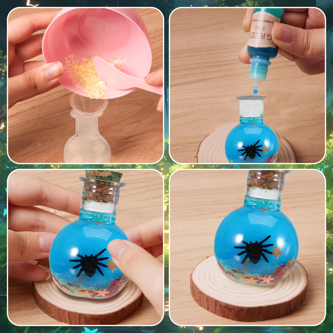 DIY Magical Potions Kit – Color-Changing Witch Craft Set for Kids