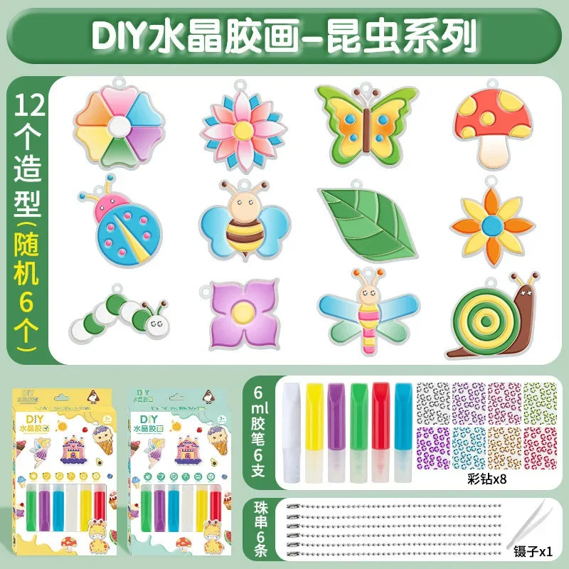 Children’s DIY Crystal Glue Painting Set