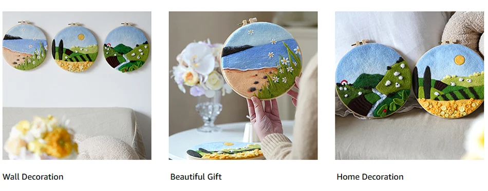 GATYZTORY DIY Wool Felting Painting Kit