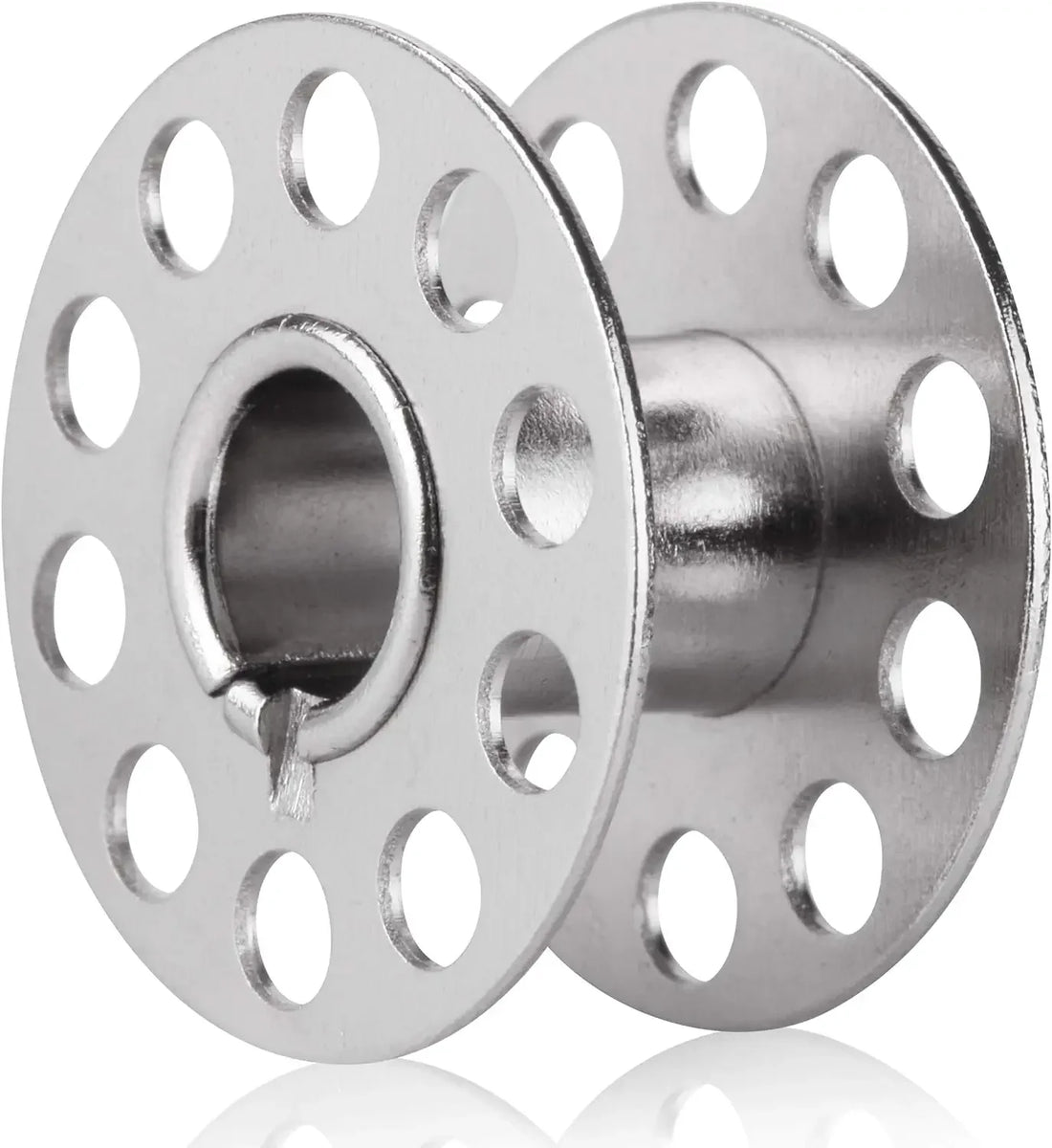 Metal Sewing Machine Bobbins – Stainless Steel Empty Spools for Thread