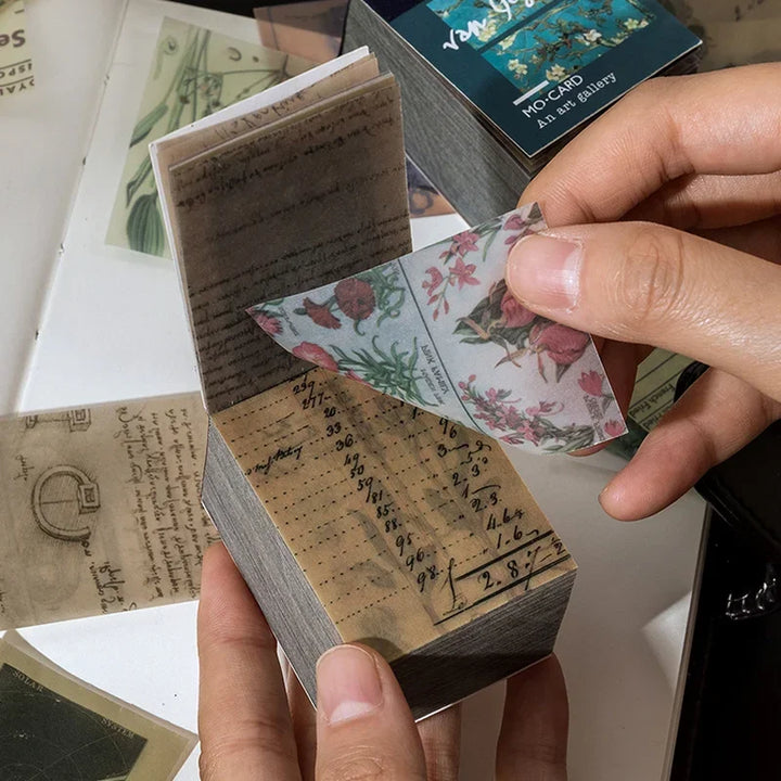 Vintage Scrapbook Paper & Sticker Set