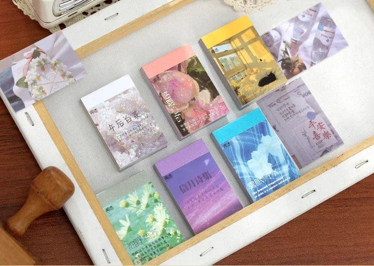 Vintage Scrapbook Paper & Sticker Set
