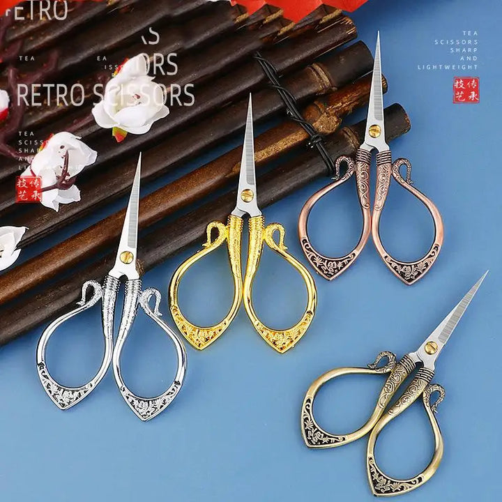 Retro Antique Sewing Scissors – Durable Tailor & Fabric Shears